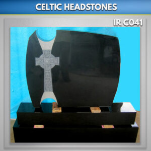 Celtic Granite Headstones and monuments black